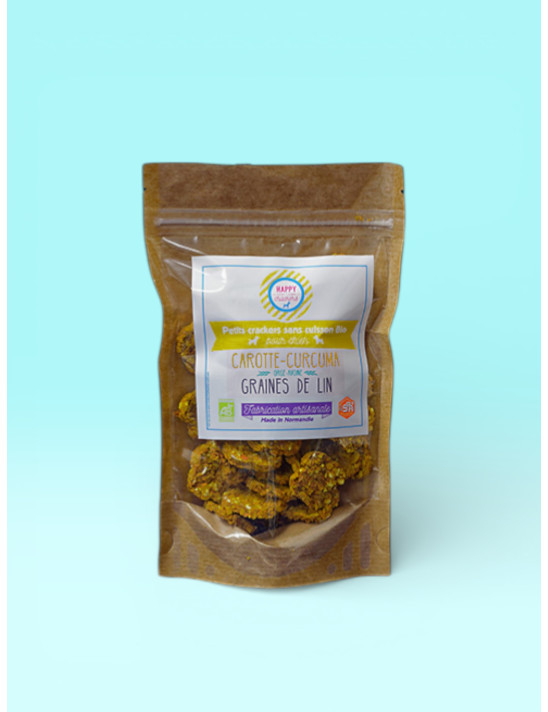 Crackers Chien Carottes Curcuma